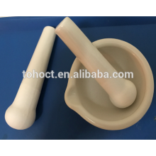 99% Alumina Ceramic Porcelain Corundum Mortar and Pestle/alumina crucible